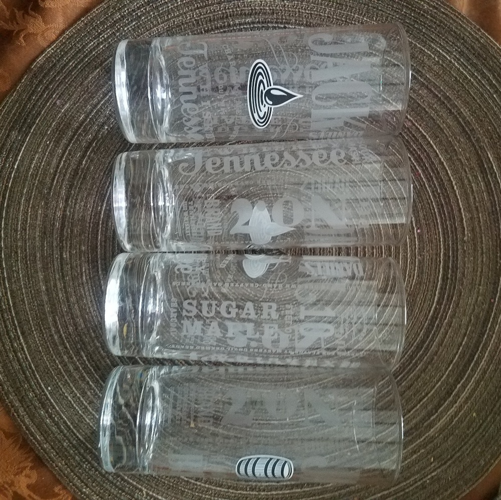 Jack Daniels drinking glasses 4